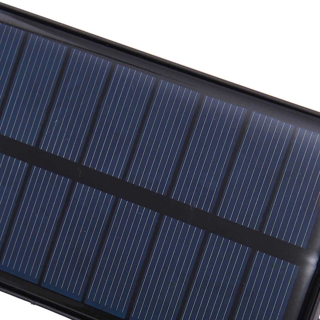 LED solcellevegglampe Rikard svart sett fra siden