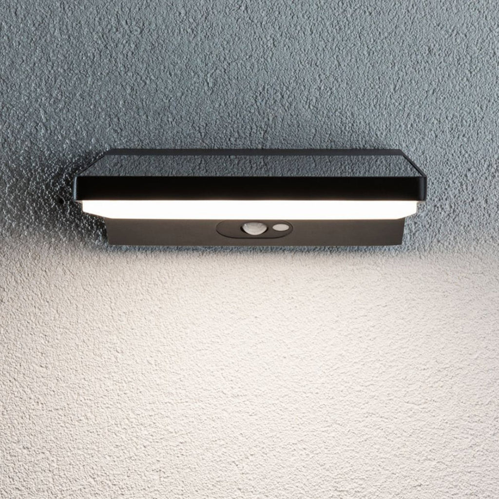 LED solcellevegglampe Ronas med bevegelsessensor IP44 Paulmann bakside