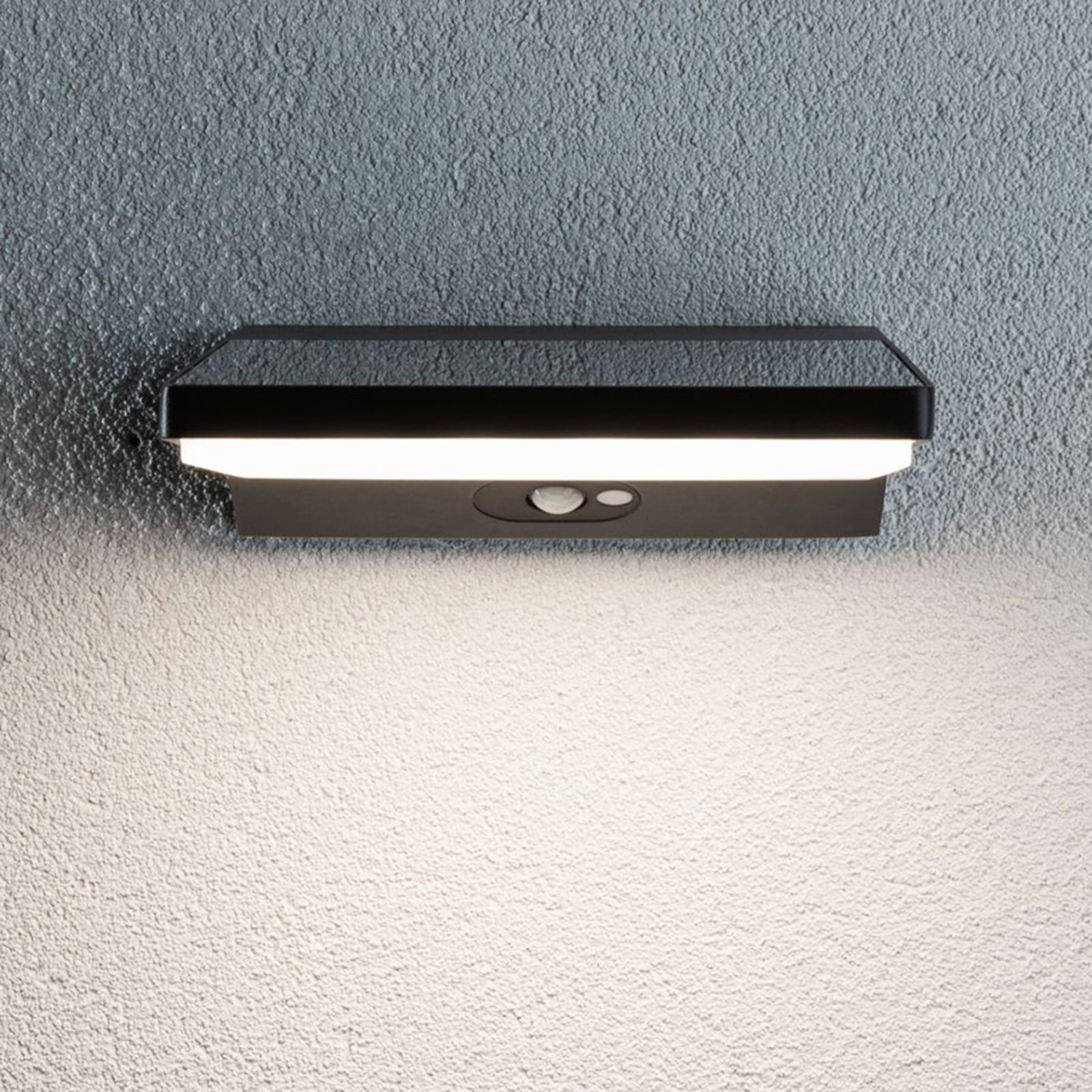 LED solcellevegglampe Ronas med bevegelsessensor IP44 Paulmann bakside