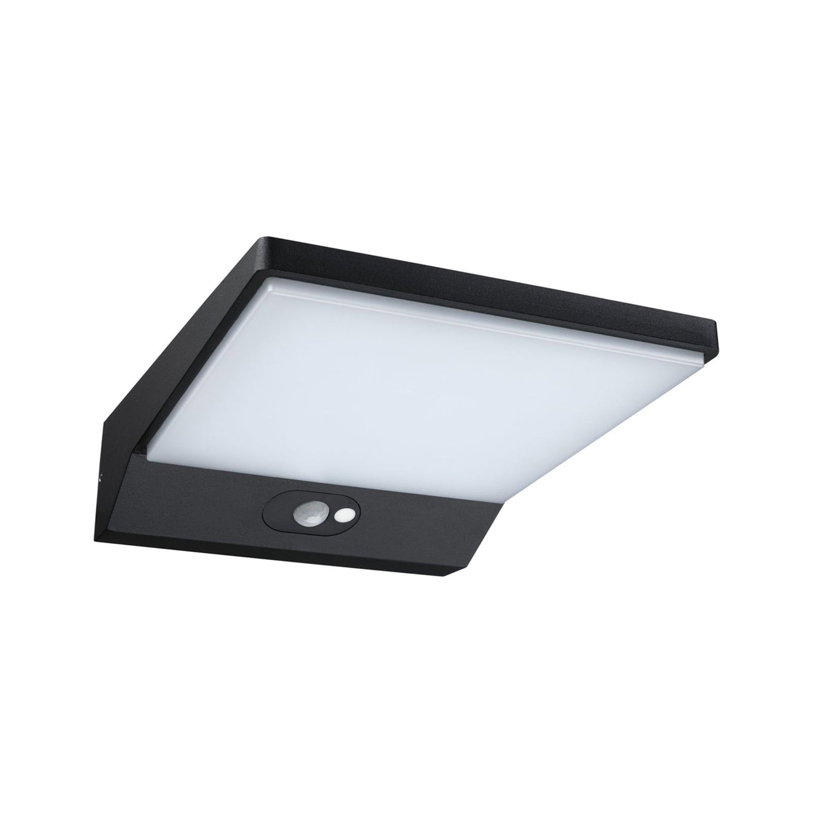 LED solcellevegglampe Ronas med bevegelsessensor IP44 Paulmann solcellepanel