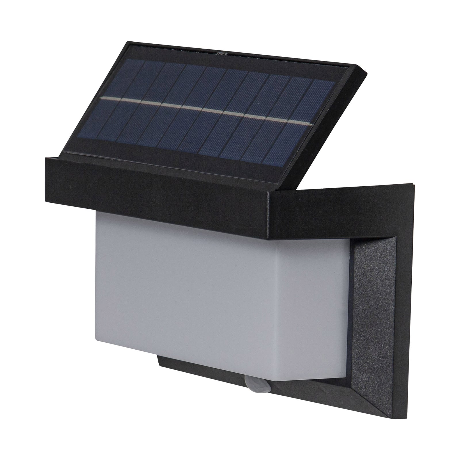 LED solcellevegglampe Valla installasjon på terrasse