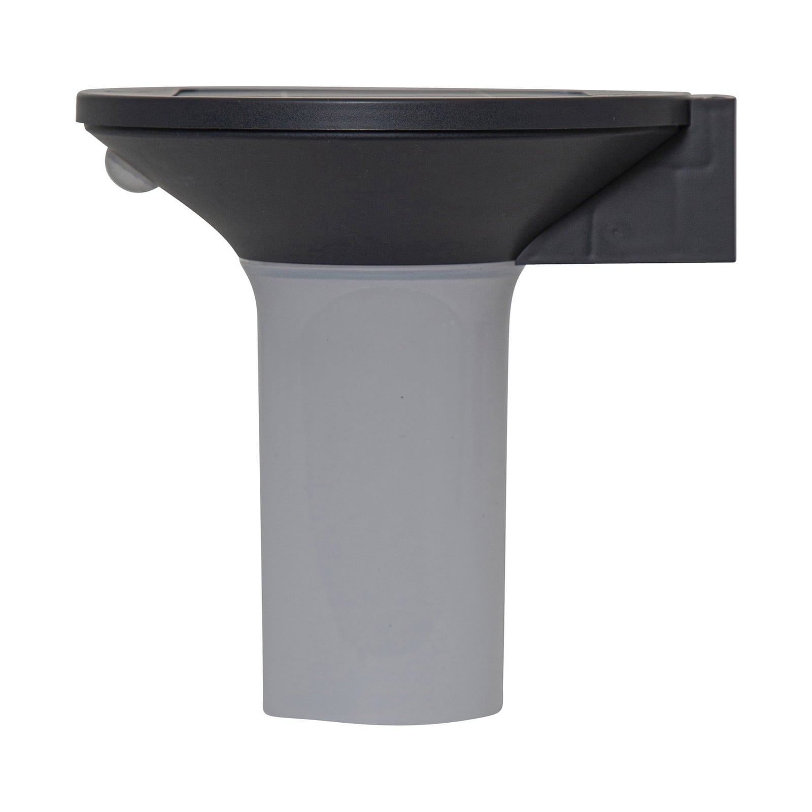 LED solcellevegglampe Valta med bevegelsessensor IP44 sideprofil