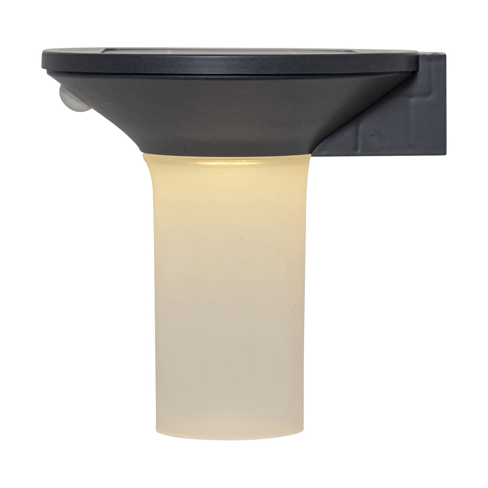 LED solcellevegglampe Valta med bevegelsessensor IP44 opplyst i mørket