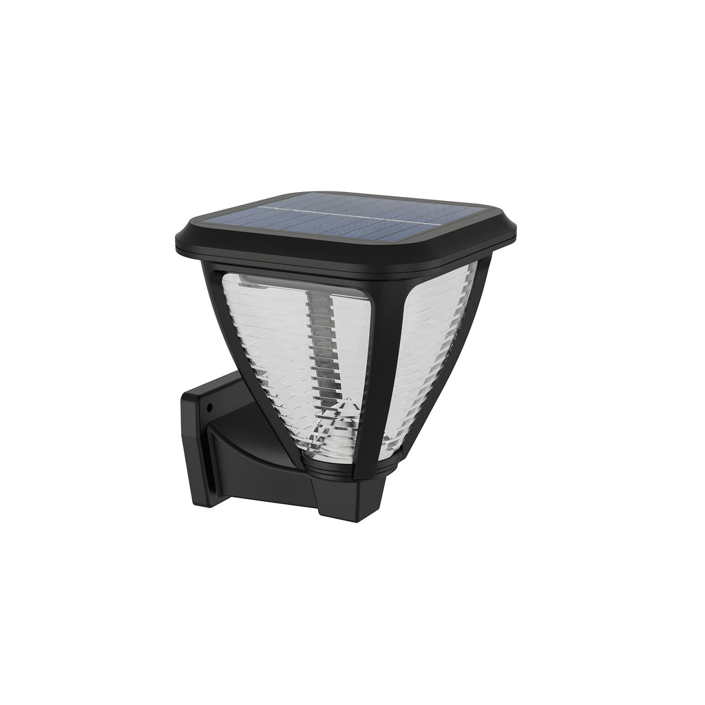 LED solcellevegglampe Vapora svart Philips forfra