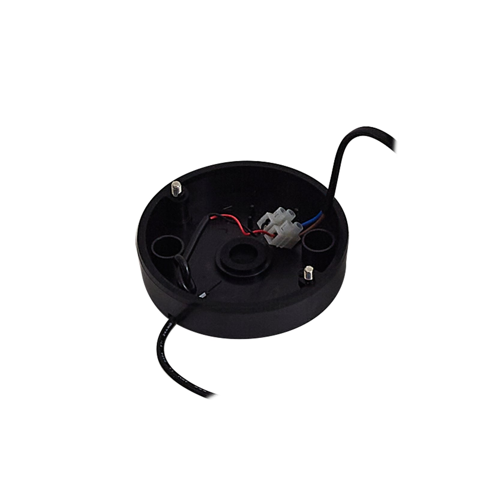 LED solcellevegglampe Virane svart aluminium IP44 - Lindby