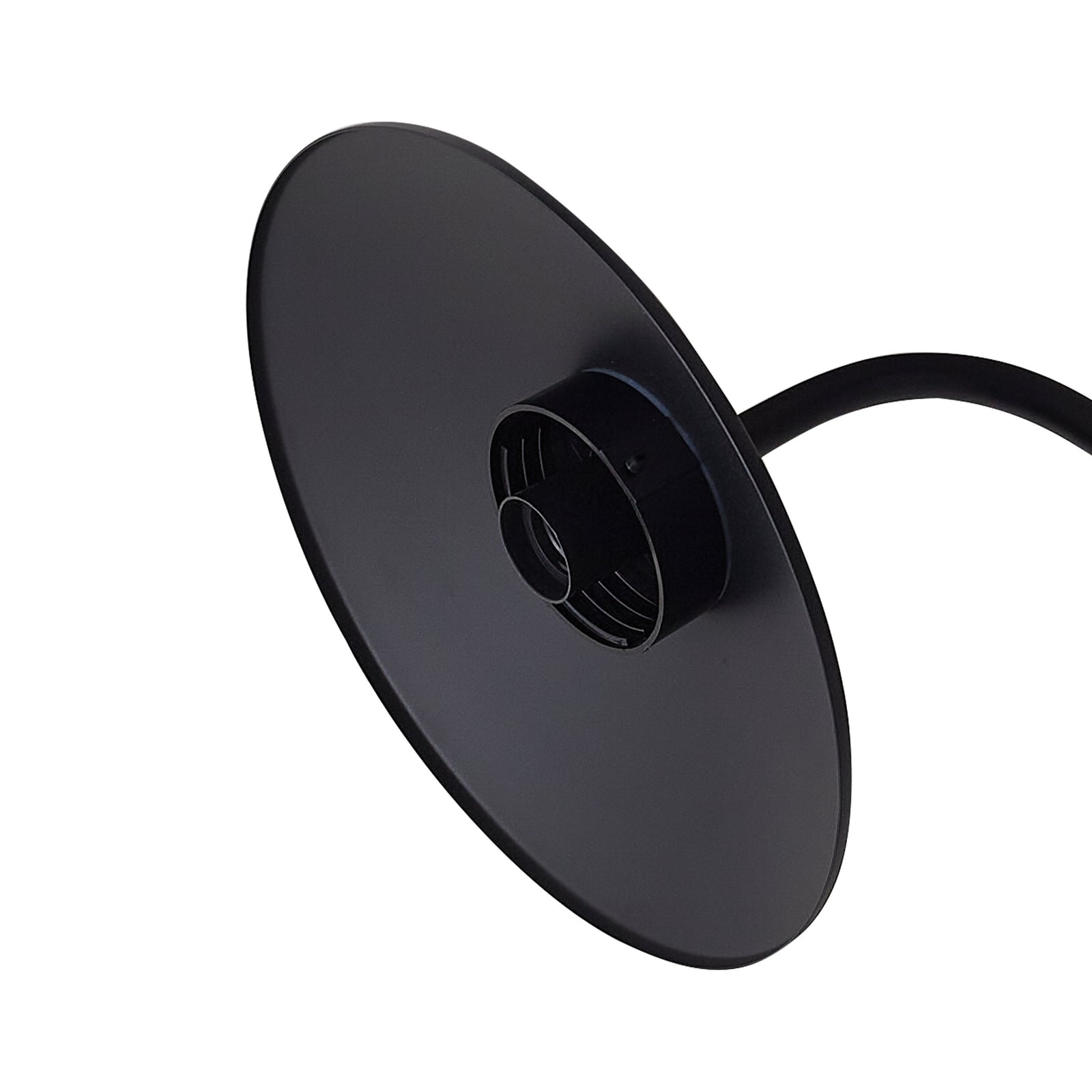 LED solcellevegglampe Virane svart aluminium IP44 - Lindby