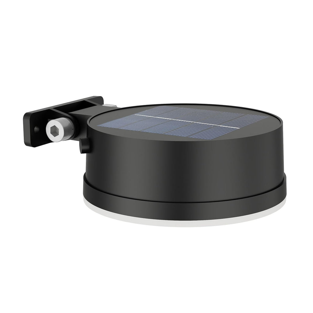 LED solcellevegglampe Vynce svart IP44 Philips bakside