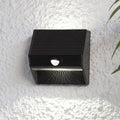 LED solcellevegglampe Wally opp og ned svart IP44 forside