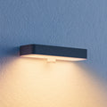 LED solcellevegglampe XSolar SOL-O S antrasitt front