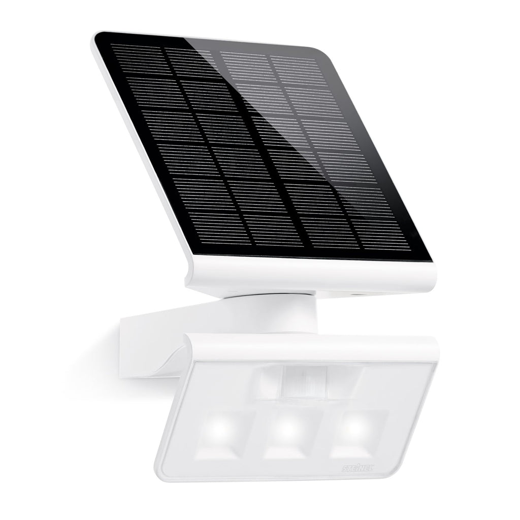 LED solcellevegglampe XSolar L-S One hvit dimbar IP44 bakside