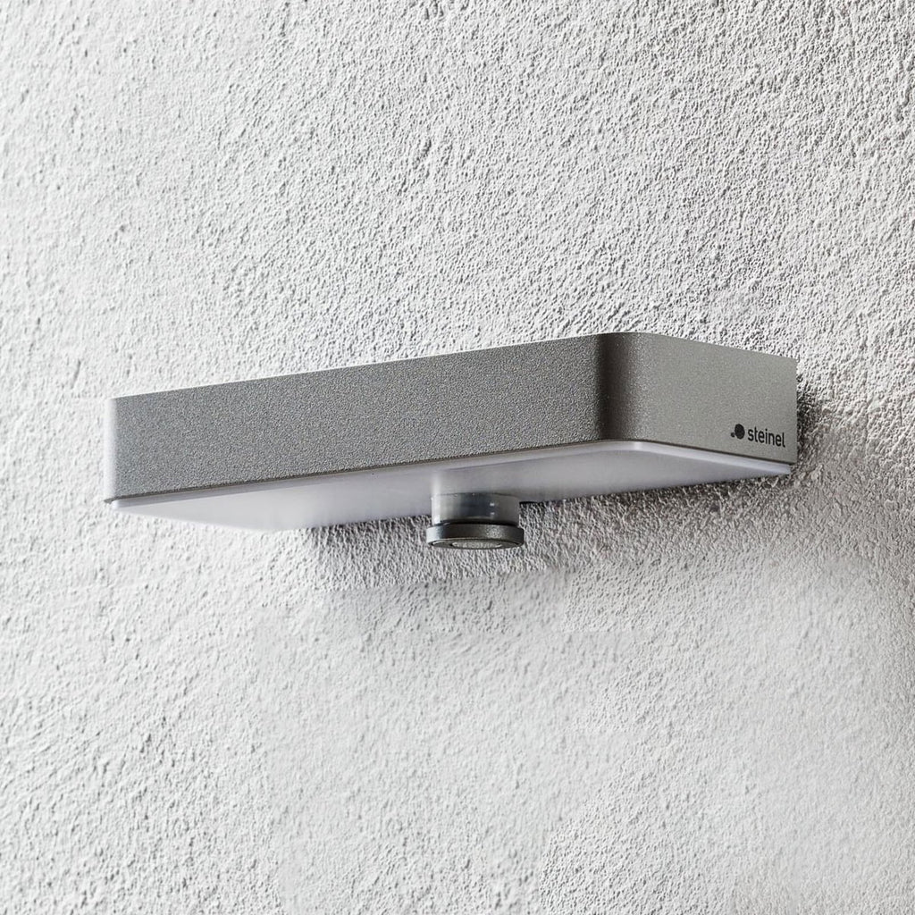 LED solcellevegglampe XSolar SOL-O S med bevegelsessensor bakside