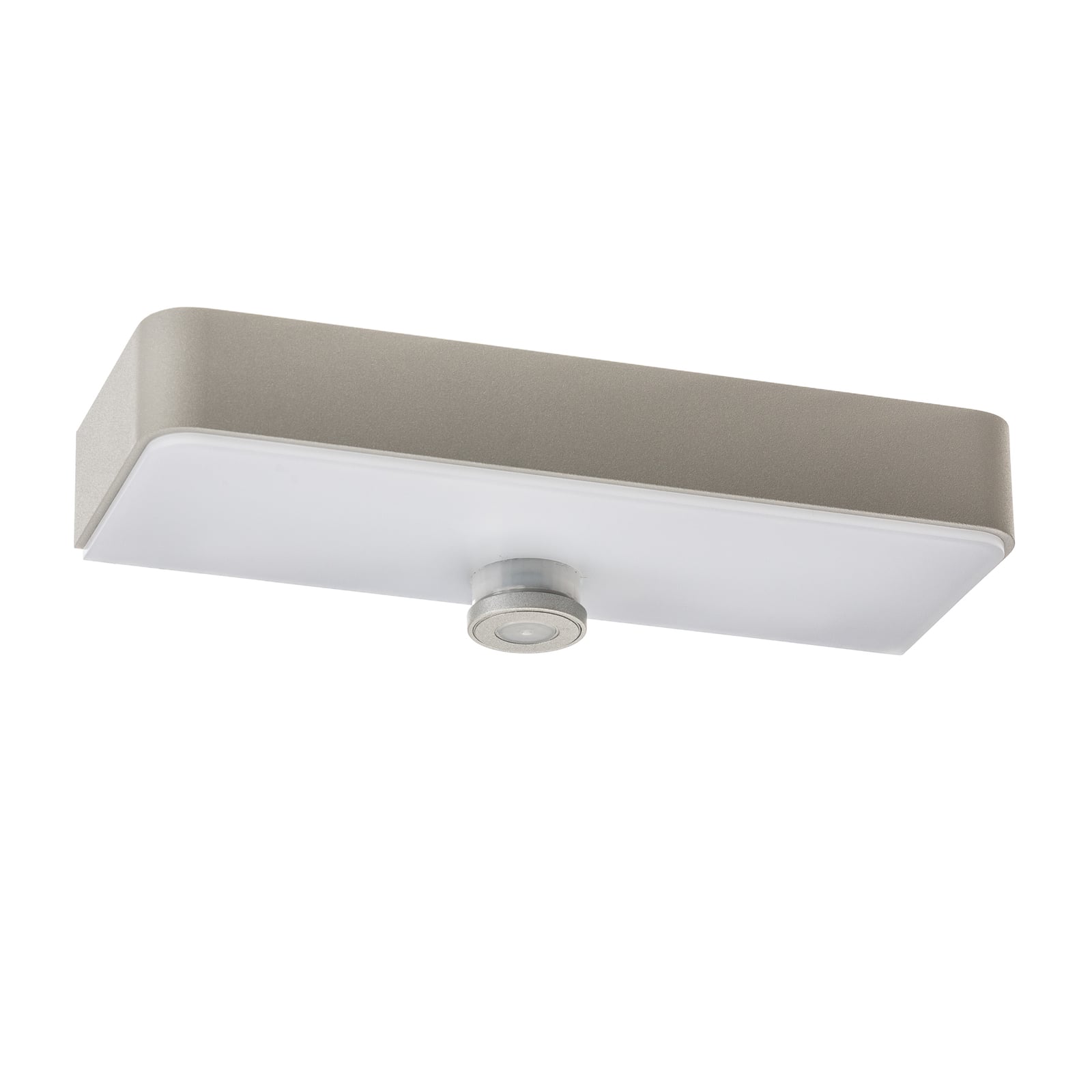 LED solcellevegglampe XSolar SOL-O S montert på vegg