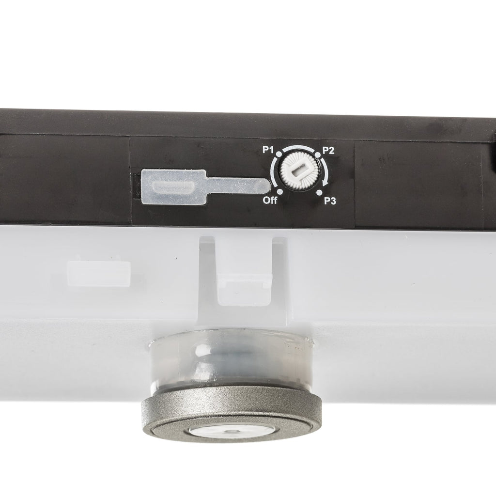LED solcellevegglampe XSolar SOL-O S sett fra siden