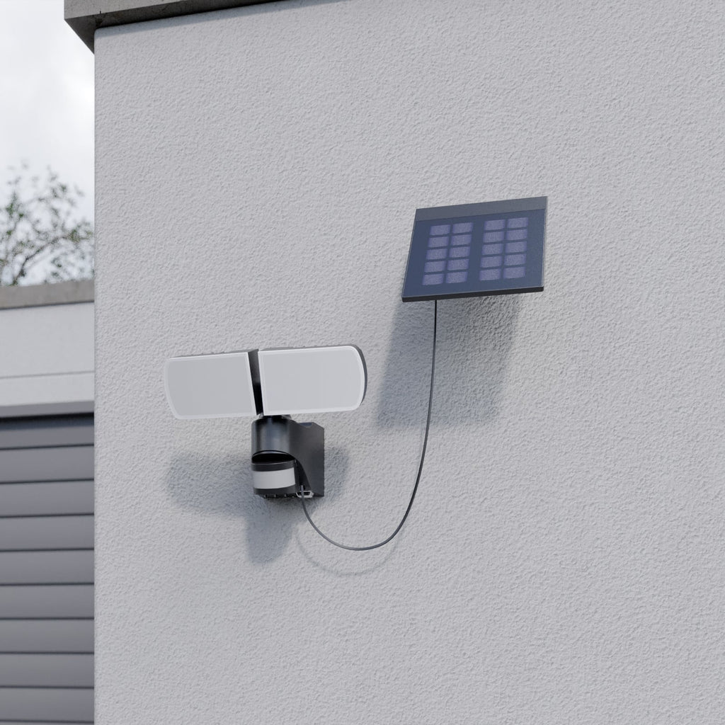 Detalj av LED solcelleveggspot Lissano med bevegelsessensor IP44