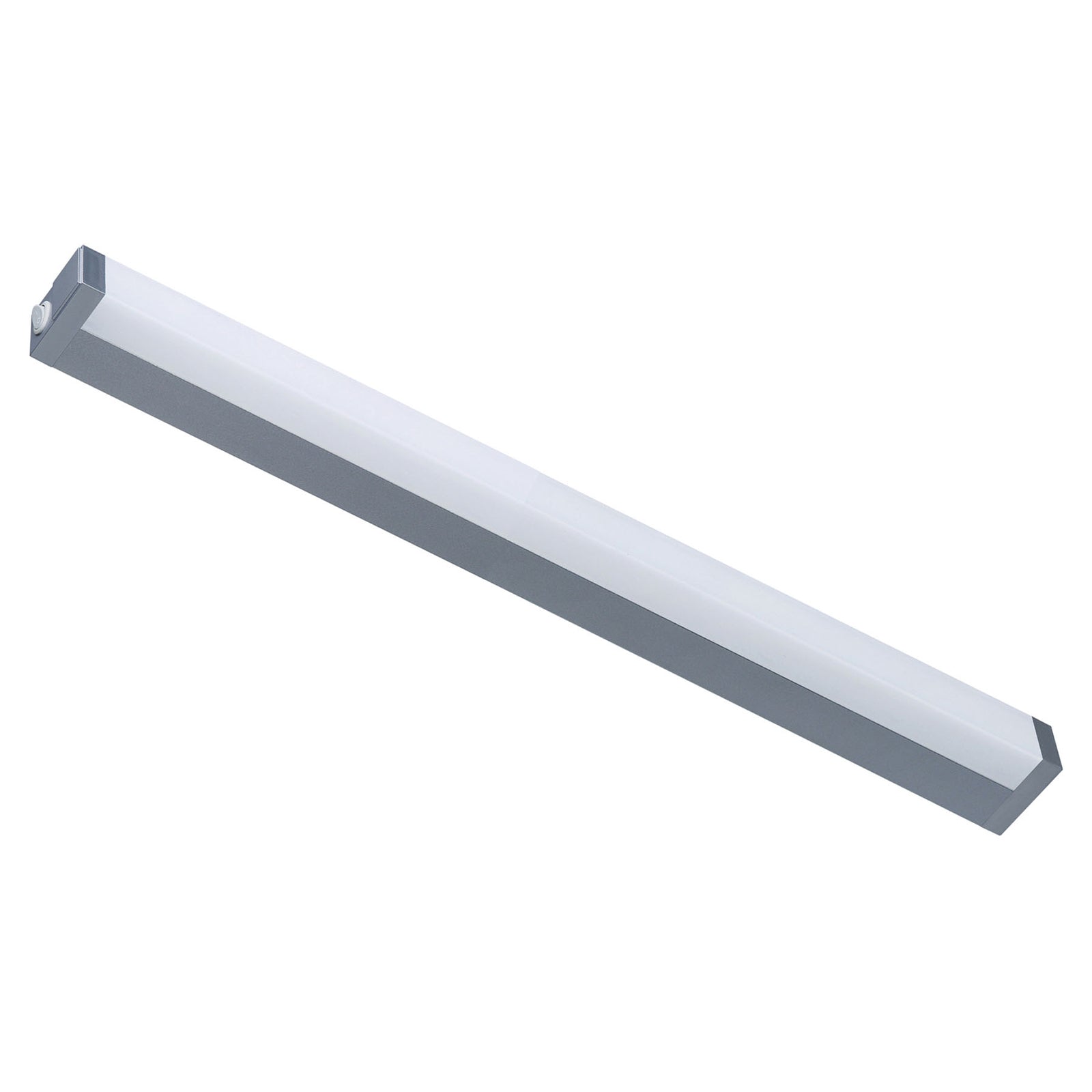 LED speillampe 512 sølv med bryter 88 cm 4000K forfra