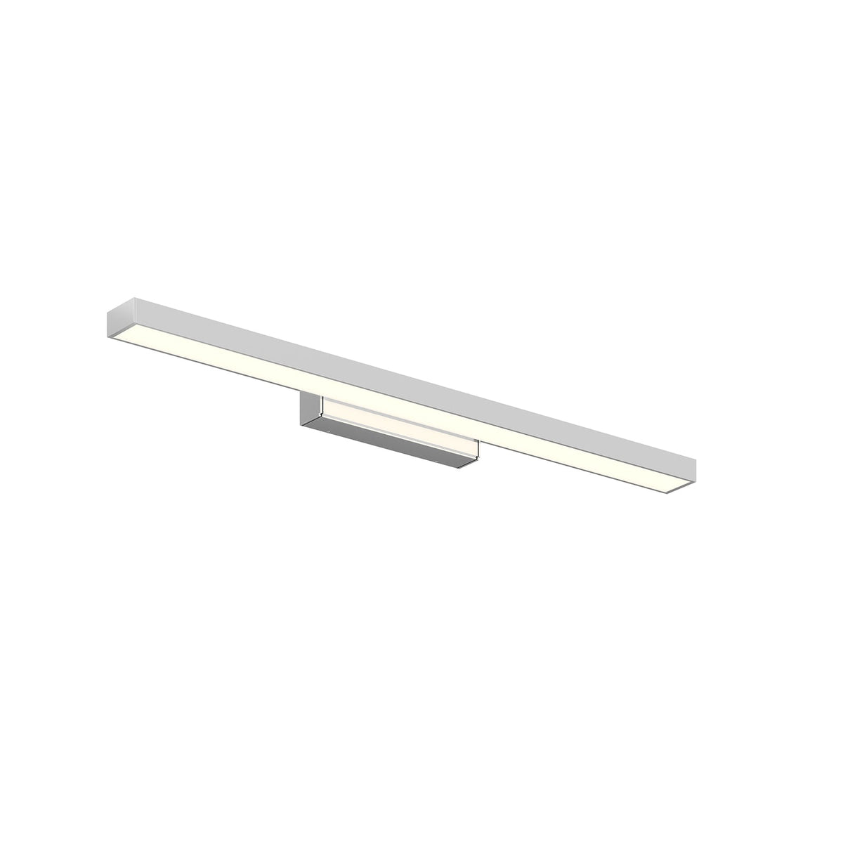 LED speillampe Alenia krom aluminium 60 cm sideprofil