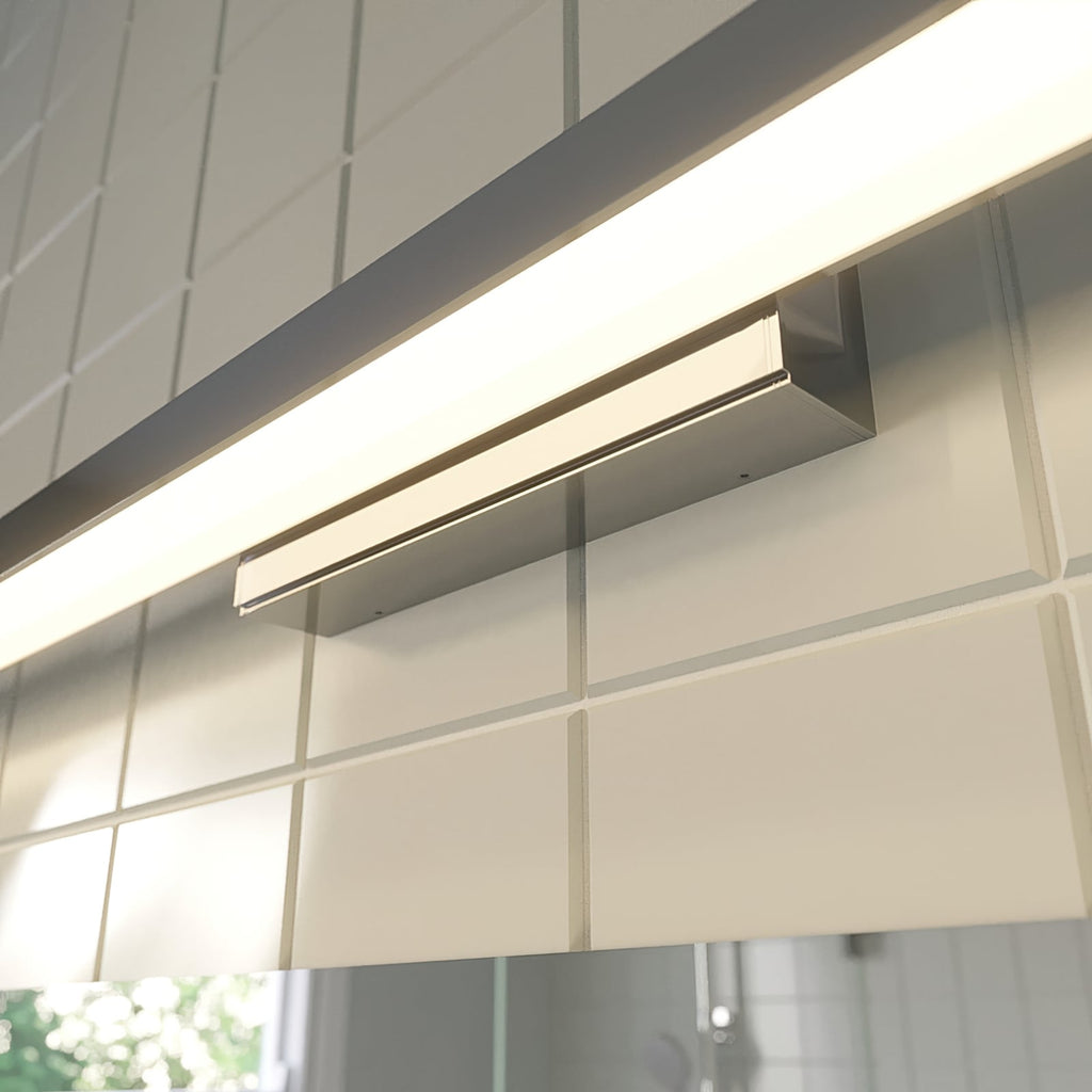 LED speillampe Alenia krom 120 cm komplett lampe