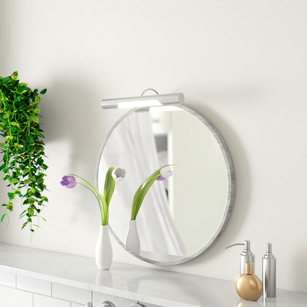 LED speillampe Andrea aluminium 28 cm 5700K IP44 detalj