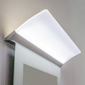 LED speillampe Angela hvit aluminium 50 cm IP44 6W forfra