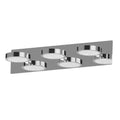 LED speillampe Aqua 3-lys krom 50 cm IP44 fra front
