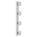 LED speillampe Aqua Hollywood 4-lys krom med IP44-beskyttelse for baderom