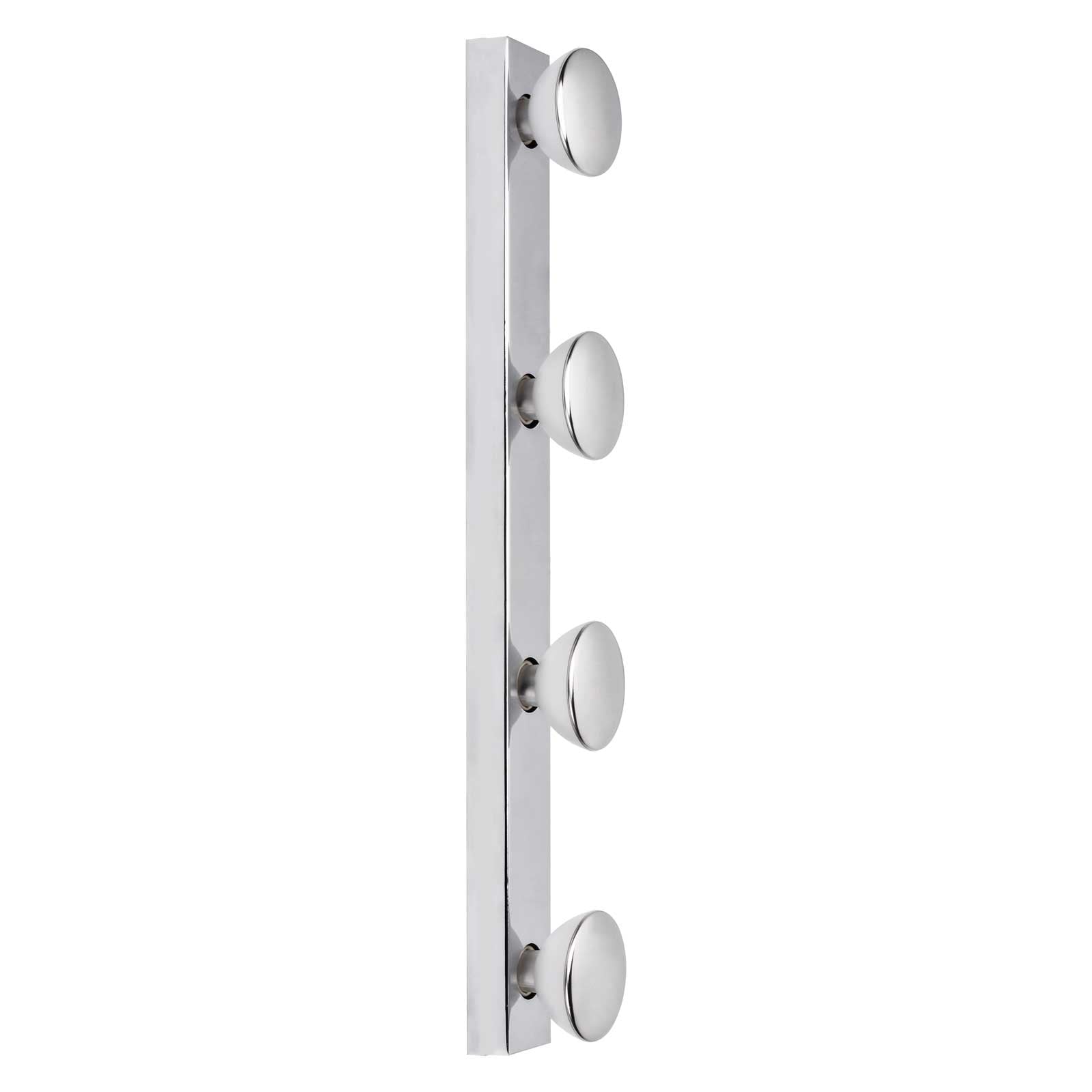 LED speillampe Aqua Hollywood 4-lys krom med IP44-beskyttelse for baderom