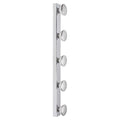 LED speillampe Aqua Hollywood 5-lys GU10 CCT IP44 sett forfra