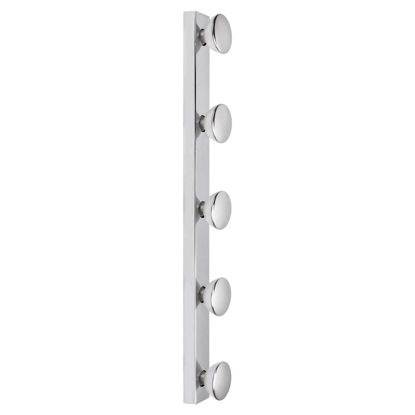 LED speillampe Aqua Hollywood 5-lys GU10 CCT IP44 sett forfra