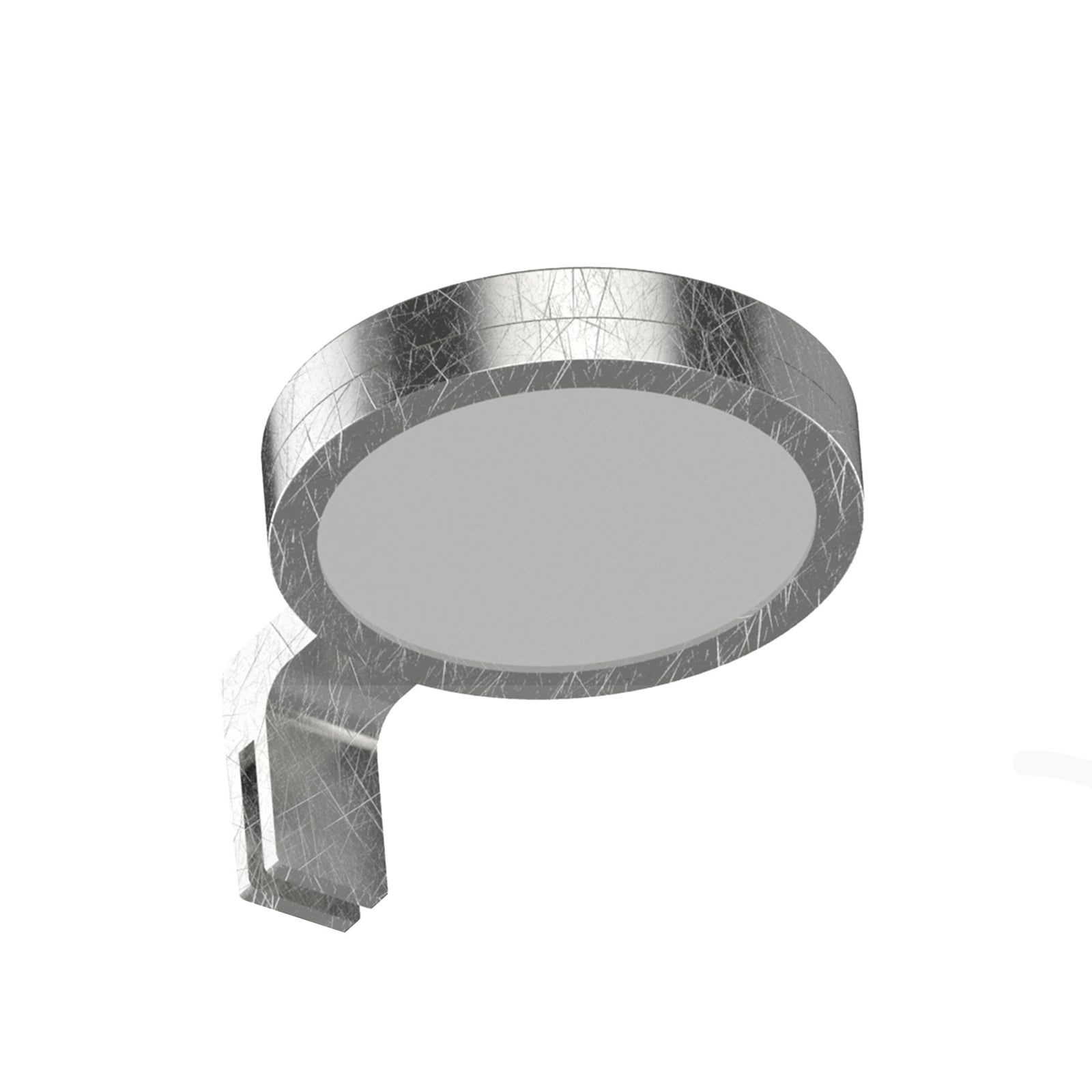LED speillampe Aqua On-Top sølv IP44 GX53 6W front