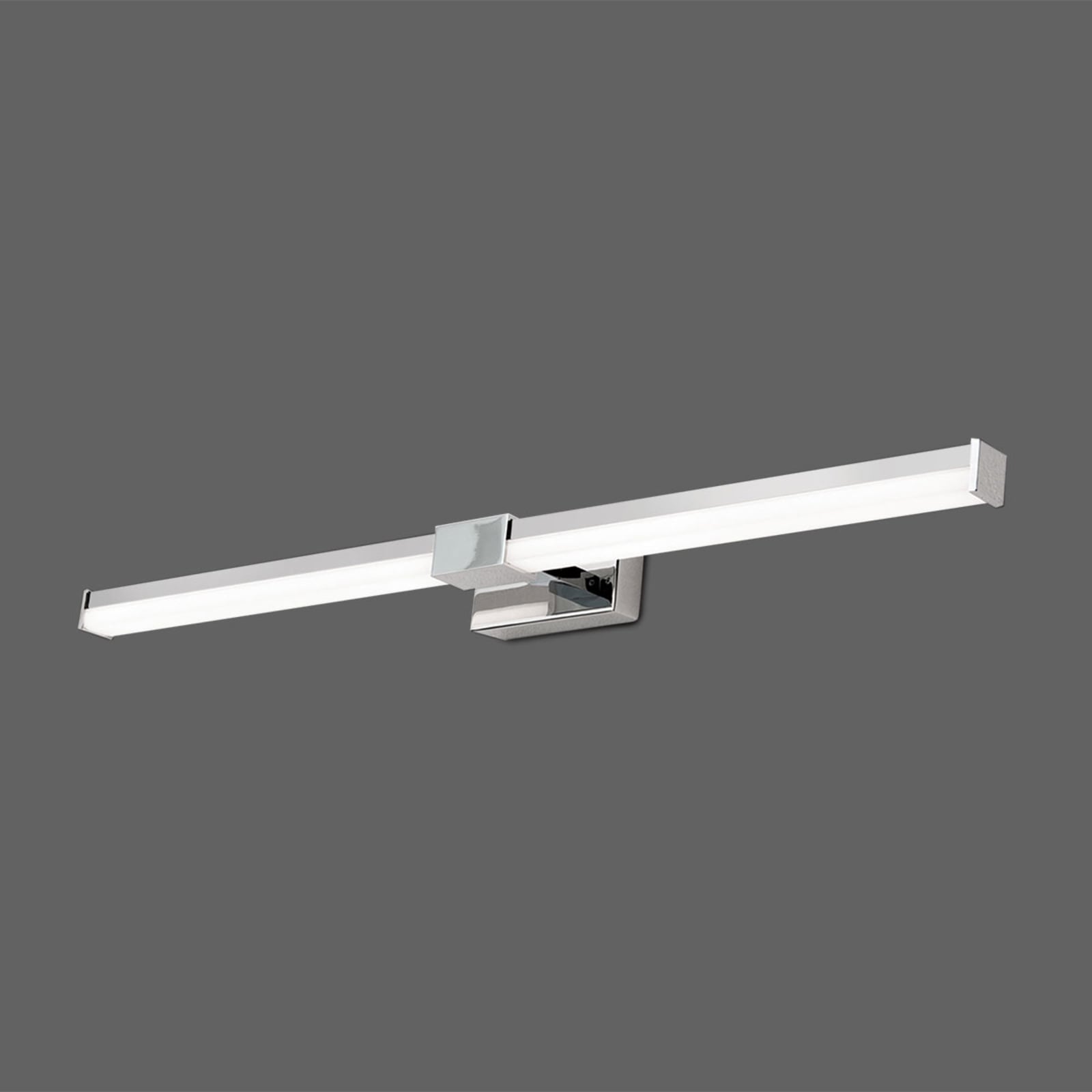 LED speillampe Argo krom/hvit 55,5 cm IP44 montert på bad