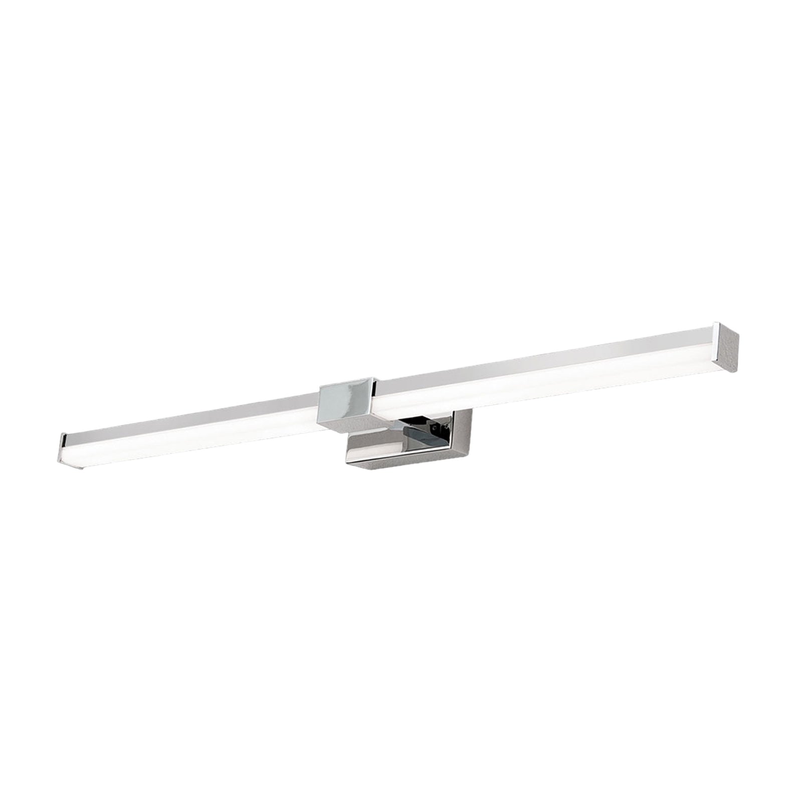 LED speillampe Argo krom/hvit 55,5 cm IP44 sideprofil