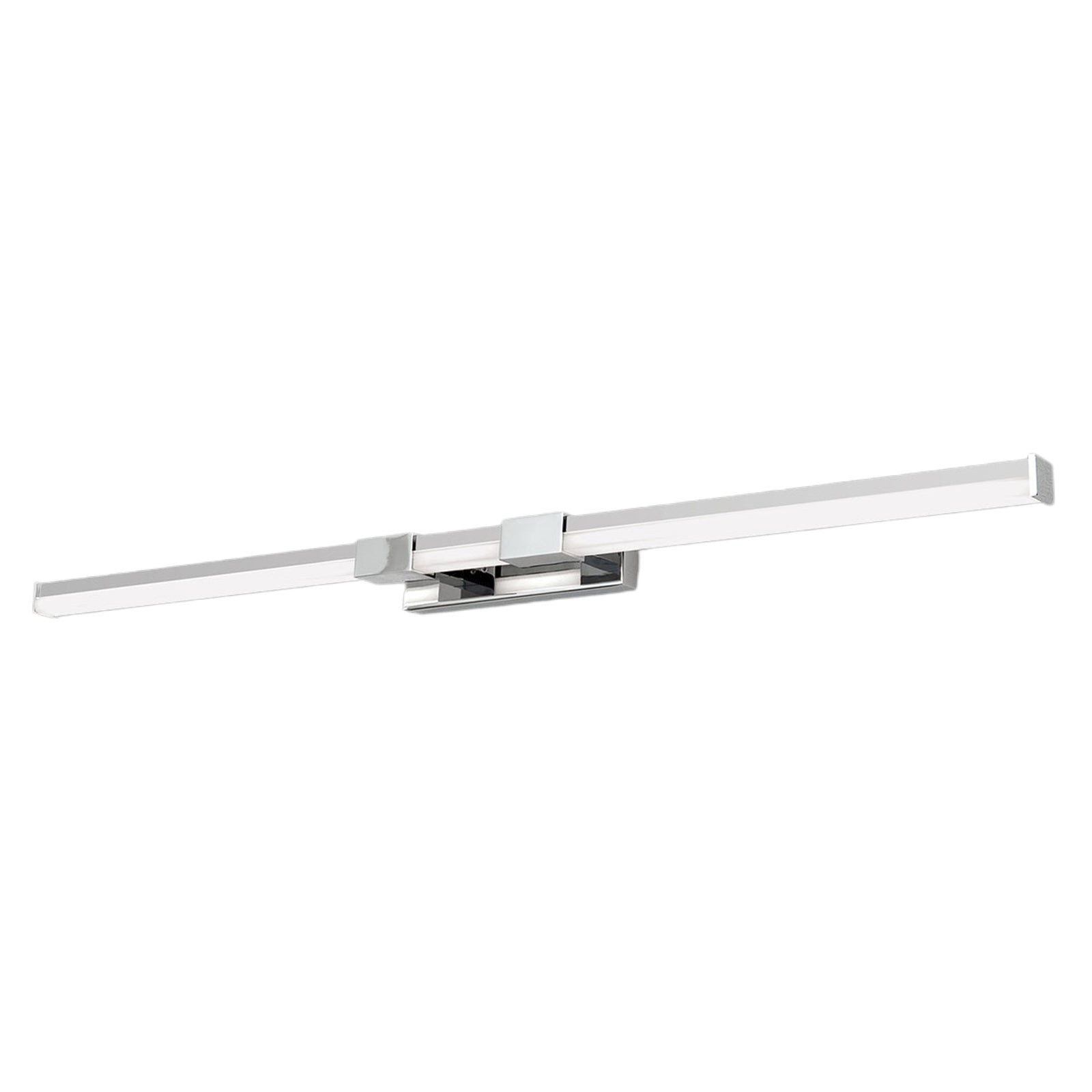 LED speillampe Argo krom/hvit 75,5 cm IP44 18W i bruk på speil