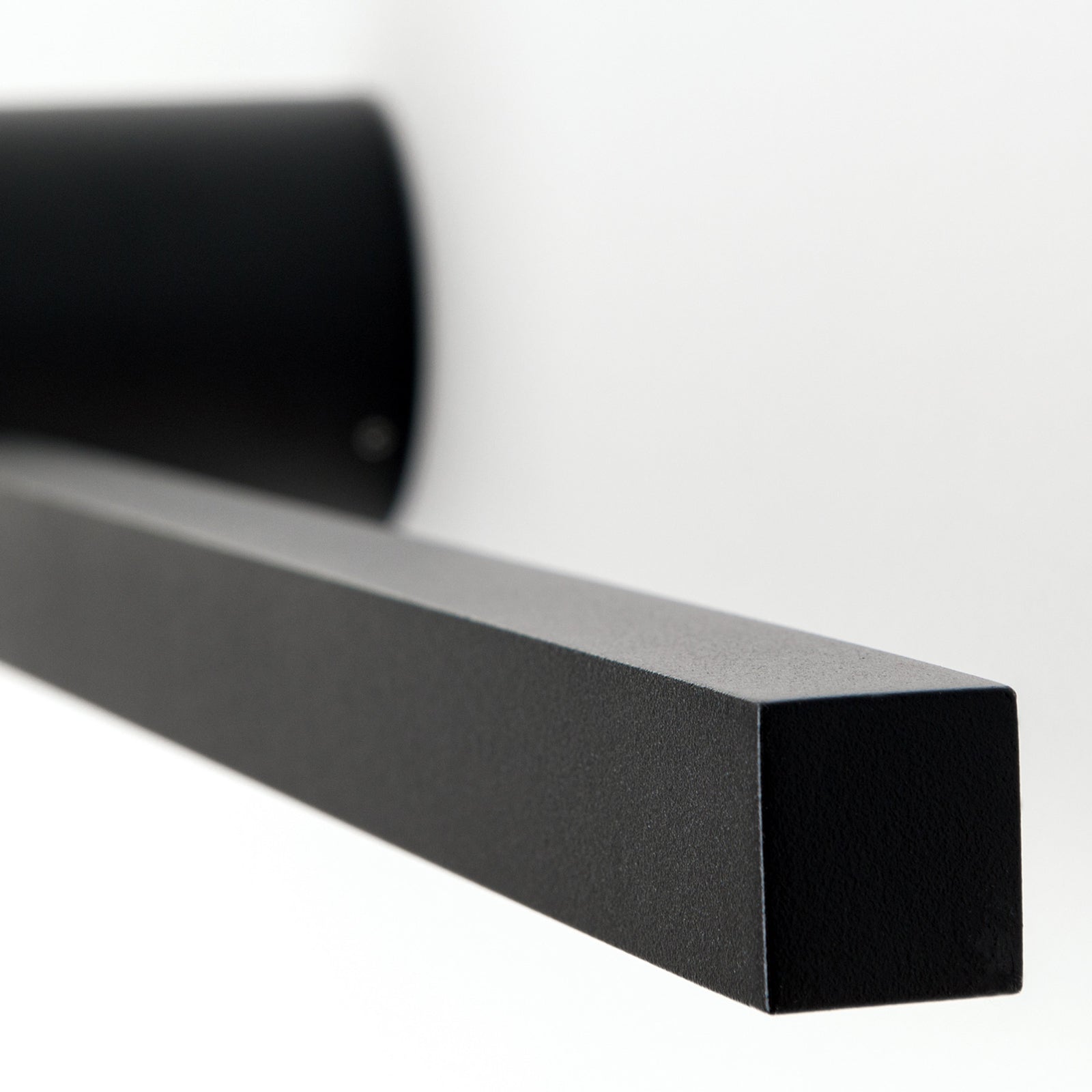 LED speillampe Beauty aluminium svart 61 cm lysdetalj