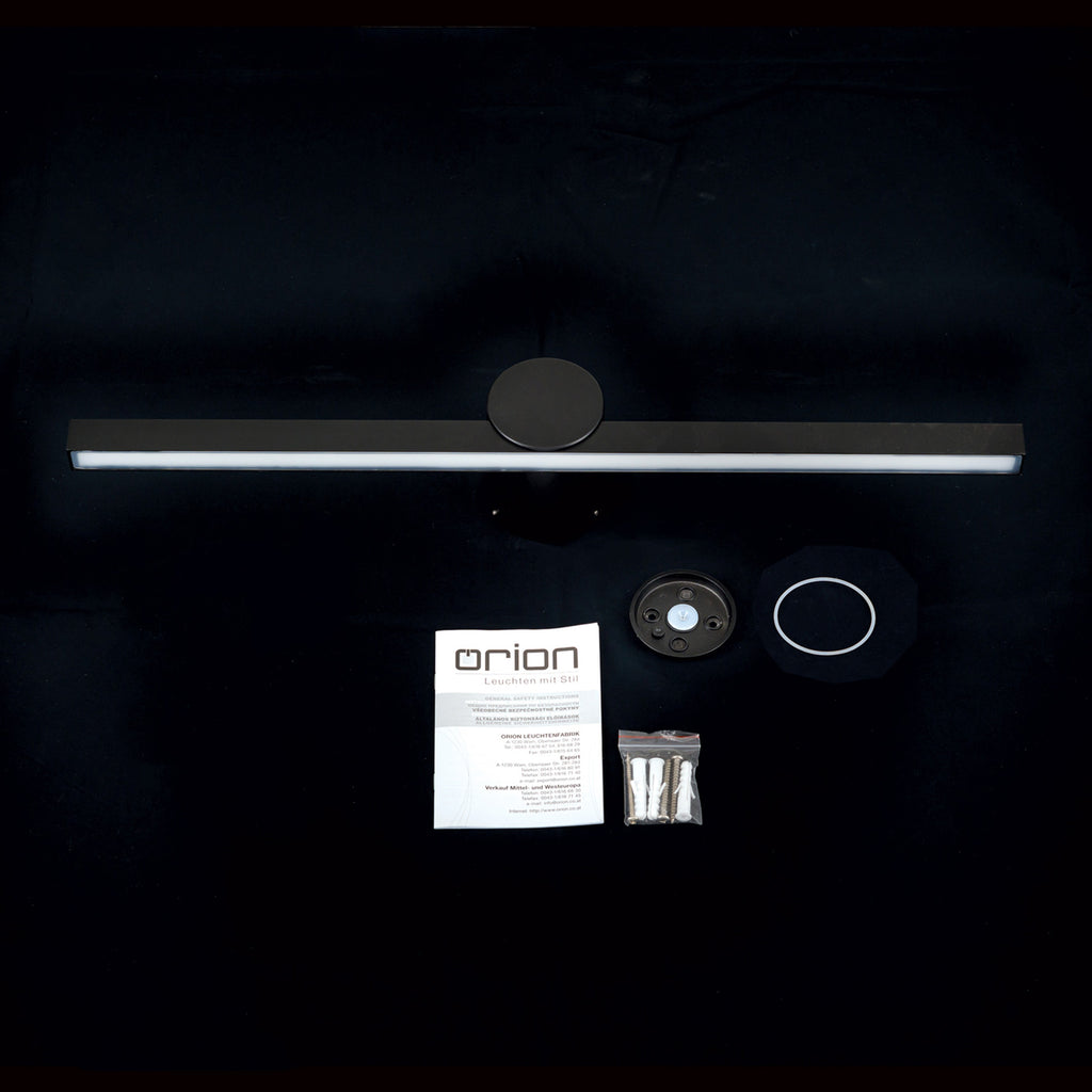 LED speillampe Beauty aluminium svart 61 cm produktbilde
