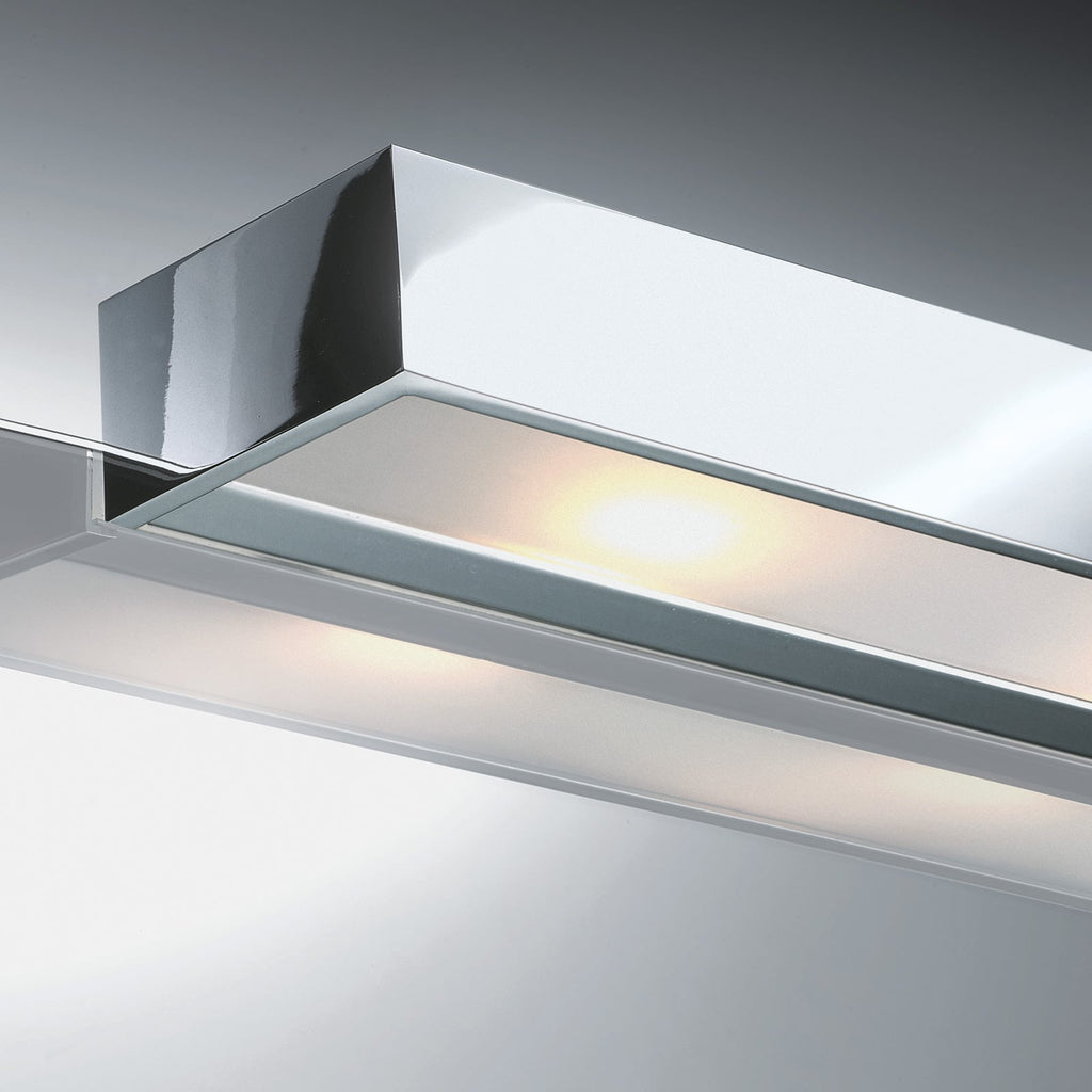 Detaljbilde av LED speillampe Box 1-60 N dimbar krom 60 cm