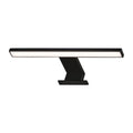 LED speillampe Dun Brilo svart 30 cm IP44 forfra