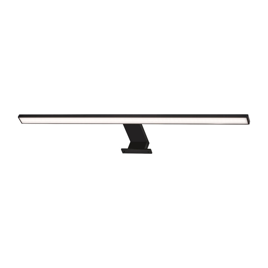 LED speillampe Dun Brilo svart 60 cm 8W IP44 bakside