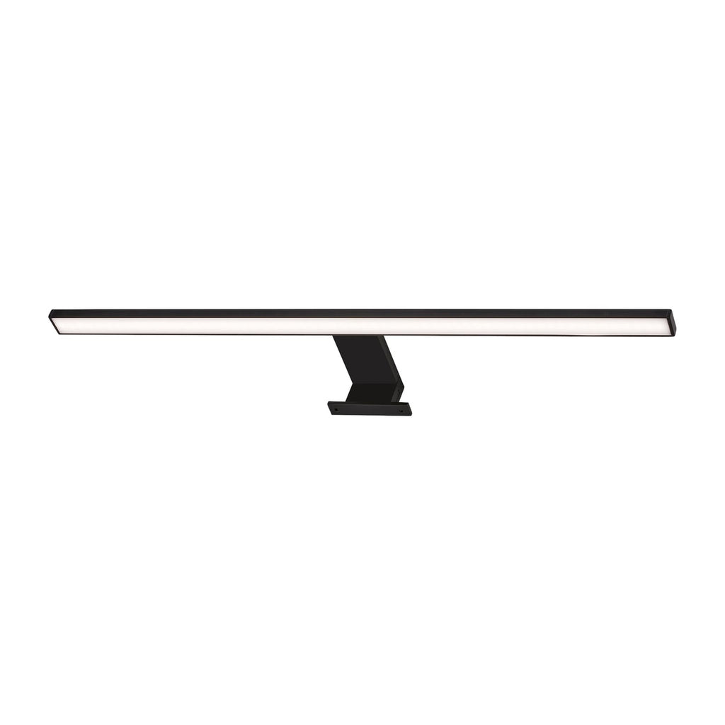 Detalj av LED speillampe Dun Brilo svart 60 cm 8W IP44