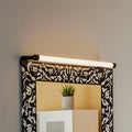 LED speillampe Eleri svart 66 cm forfra