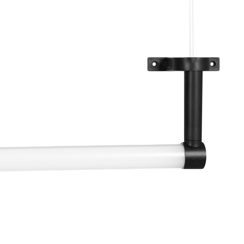 LED speillampe Eleri svart 66 cm lys på