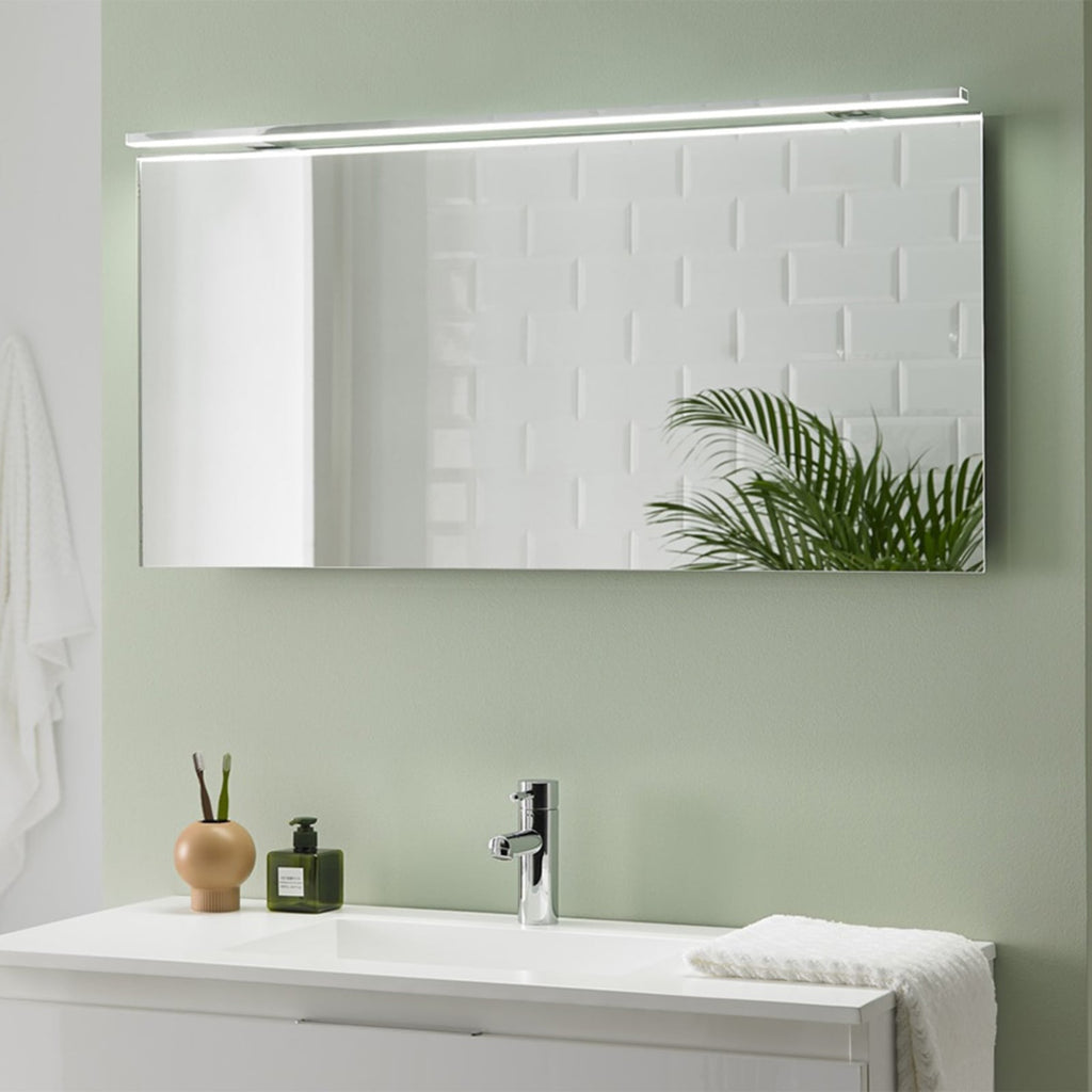 LED speillampe Esther 2 krom 100 cm 15W IP44 bakside