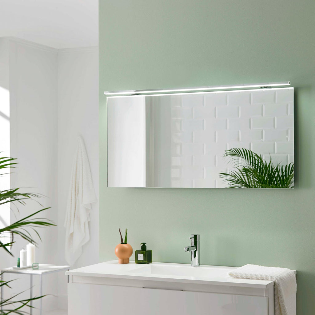 LED speillampe Esther 2 krom 120 cm 18W IP44 bakside