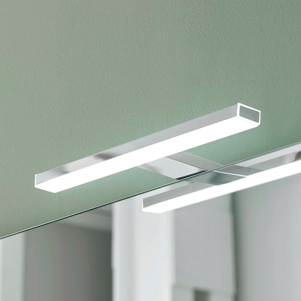 LED speillampe Esther krom 28 cm IP44 5700K forfra
