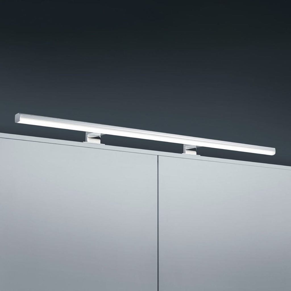 LED speillampe Gaia krom dimbar fjernkontroll detalj