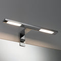 LED speillampe Galeria Double Hook 2-lys krom IP44 forfra