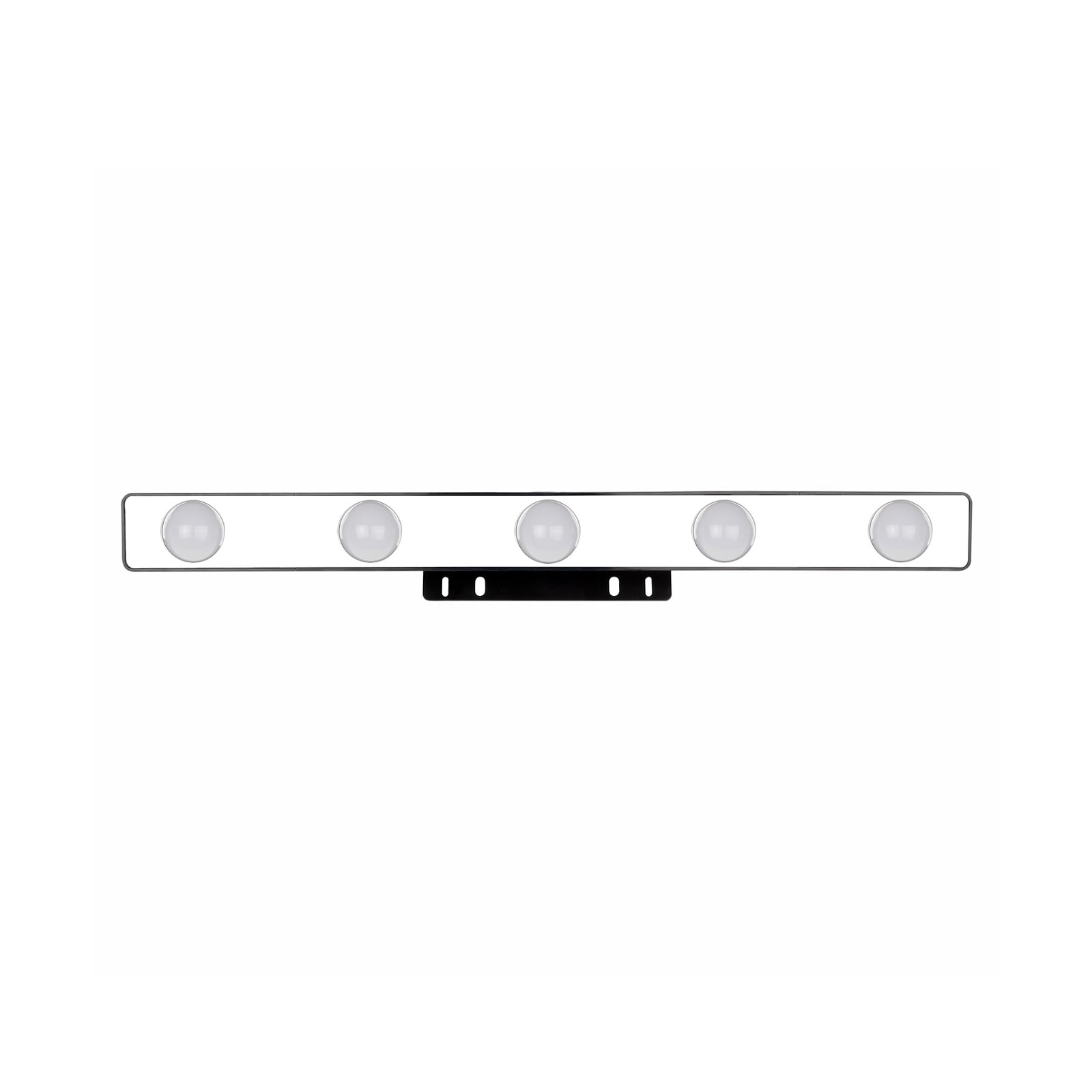 Detalj av LED speillampe Hollywood krom med 5 lys