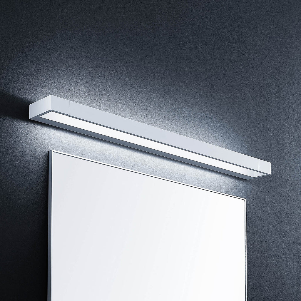 LED speillampe Jora svingbar 90 cm hvit IP44 sideprofil