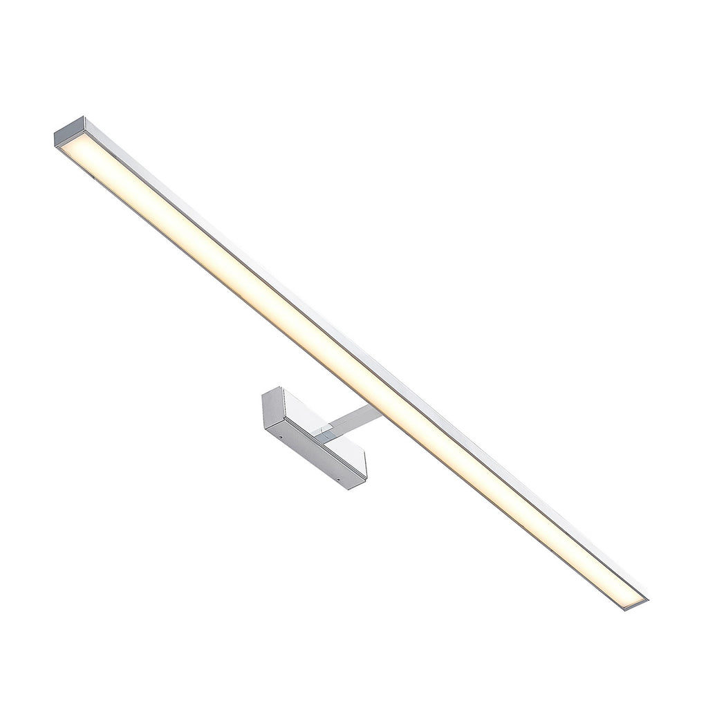 Detaljbilde av LED speillampe Jukka krom/hvit