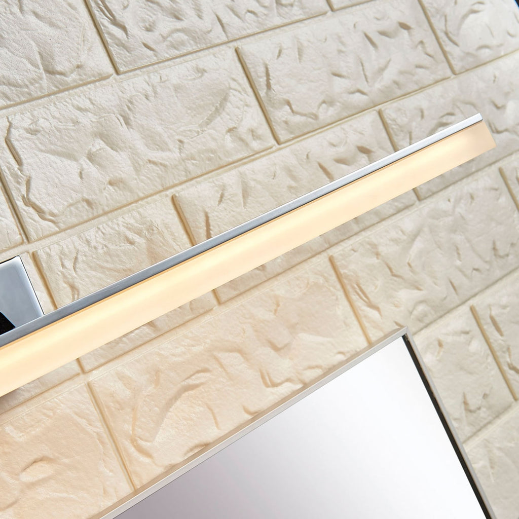 LED speillampe Julie krom 75 cm IP44 lysdetalj