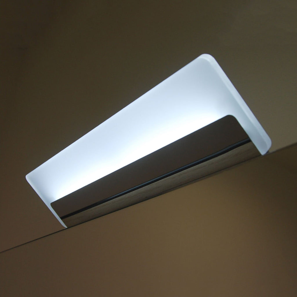 LED speillampe Katherine S2 aluminium 30 cm IP44 detalj